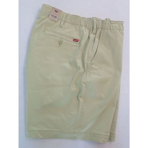 Levi's A10430011 Men's Sz XL Nile Green Flat Front 8" XX Chino EZ Stretch Shorts - Picture 4 of 5